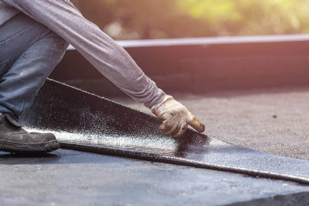 Professional Waterproofing technician working in Hancock, WI